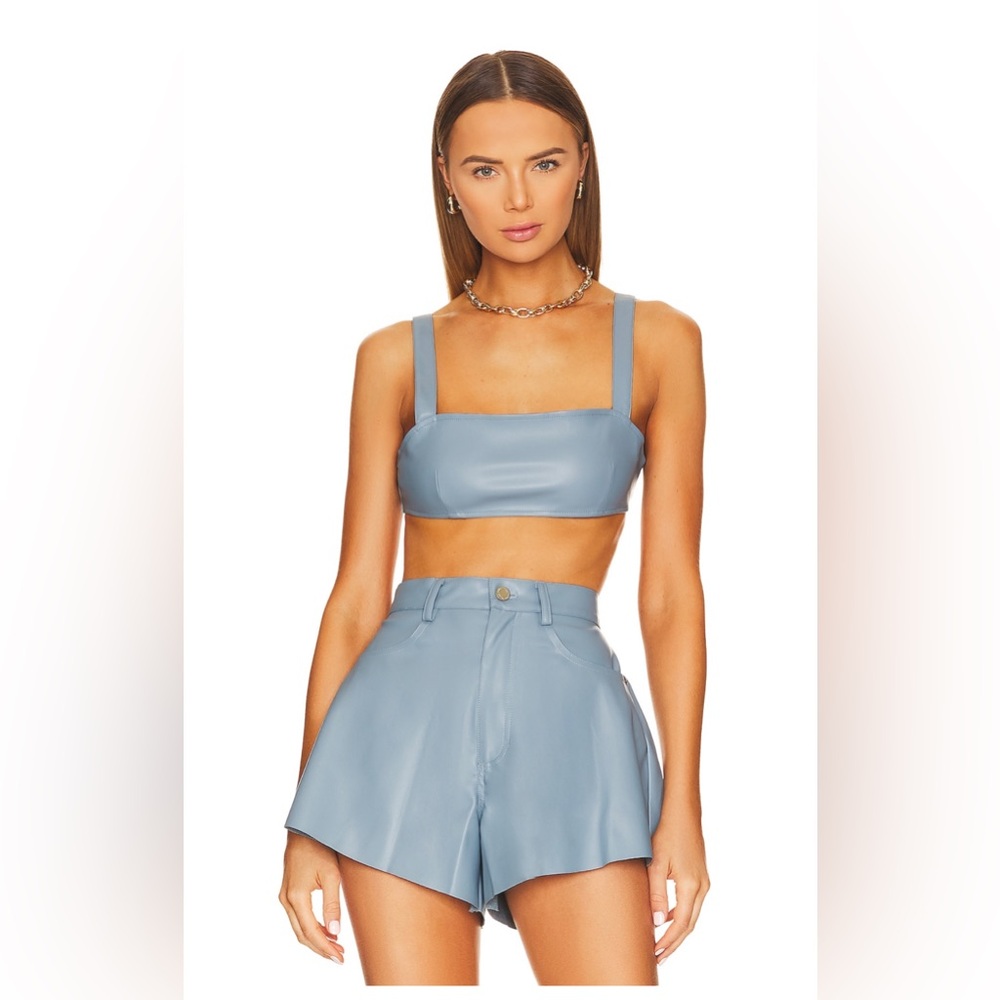 REVOLVE two piece faux leather set by We Wore What